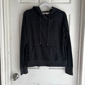 Victoria's Secret VSX‎ Sport Charcoal Gray Hoodie Sz M Y2K normcore